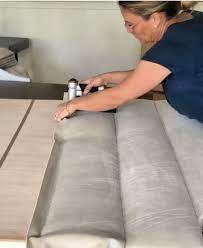 DIY channel tufted headboard • mimzy & company Channel Tufted Headboard, Diy Tufted Headboard, Diy Bed Headboard, Diy Headboard Upholstered, Bed Headboard Design, Tufted Upholstered Headboard, Fabric Headboard, Diy Headboards, Padded Headboard