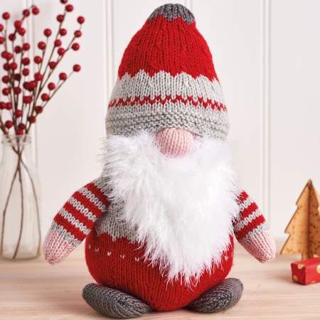 Knitted Gnome Pattern Free, Knitted Ornaments, Christmas Toy Knitting Patterns, Knit Animals, Christmas Knitting Projects, Knitted Christmas Decorations, Christmas Knitting Patterns Free, Easy Knitting Patterns Free, Knitting For Charity