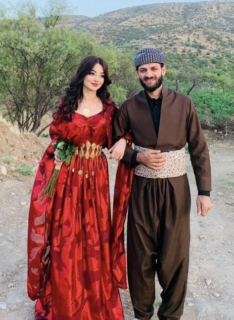 Red Kurdish Dress, Kurdish Clothes Women, Kurdish Wedding Dress, Kurdish Dress Traditional, Kurdish Traditional Clothes, Kurdish Wedding, Kurdish Fashion, Kurdish Girl, Kurdish Dress