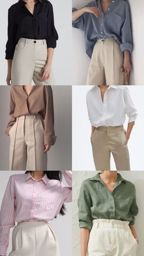 Smart Casual Women Outfits, Casual Women Outfits, Stylish Outfits Casual, Simple Casual Outfits, Smart Casual Women, Match Outfits, Mix Match Outfits, Colour Combinations Fashion, Color Combos Outfit