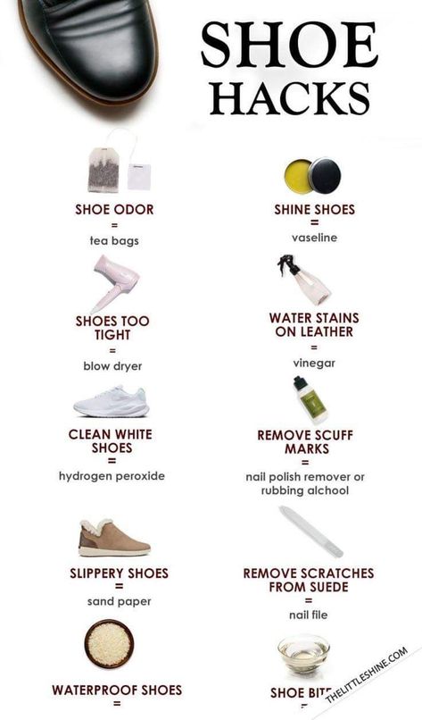 Shoe Hacks, Projek Menjahit, Easy Cleaning Hacks, Homemade Cleaning Solutions, Diy Cleaning Hacks, Shoes Hack, Everyday Hacks, Household Cleaning Tips, Cleaning Recipes