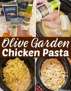 Slow Cooker Olive Garden Chicken, Olive Garden Chicken Pasta, Dinner Slow Cooker, Olive Garden Chicken, Chicken Crockpot Recipes Easy, Easy Crockpot Dinners, Crockpot Ideas, Crockpot Dinners, Crock Pot Chicken