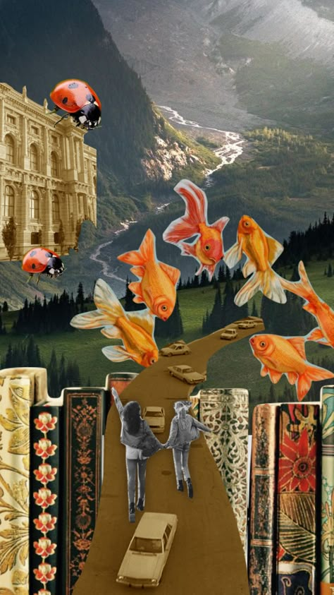 Collage Of Posters, Collage Art Pieces, 3d Collage Art Ideas, Pattern Collage Art, Collage Surrealism Art, Funny Collage Art, Mixed Collage Art, Creative Collage Design, Digital Collage Illustration