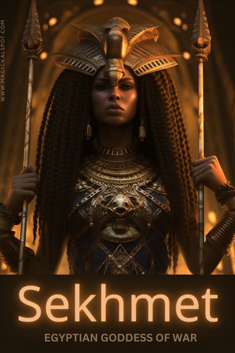 Step into the sands of Ancient Egypt with "Who is Sekhmet: Egyptian Goddess of War". 🦁🏺 Unravel the tales of Sekhmet, the fierce lioness deity known for her wrath and healing powers. Discover her dual nature, her legendary battles, and her place in Egyptian cosmology. From protector to punisher, delve into the multifaceted world of this mighty goddess. #AncientEgypt #WarGoddess #Sekhmet Fierce Lioness, Egyptian Goddess Art, Black Power Art, Afrofuturism Art, African Mythology, Ancient Egyptian Goddess, Pregnant Lady, African Women Art, Egyptian Women