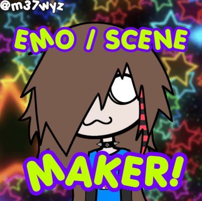 Scene Art Pfp, Scene Oc Art, Scene Pfp For Discord, Scene Aesthetic Pfp, Scenemo Pfp, Scene Art Emo, Scene Picrew, Emo Whispers, Rebzyyx Pfp