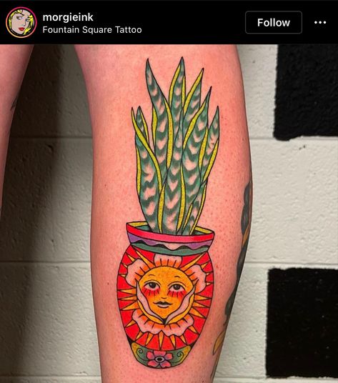 Traditional Tattoo Upper Arm, Square Tattoo, Violet Tattoo, Traditional Tattoo Inspiration, American Traditional Tattoo Ideas, Hippie Tattoo, Traditional Tattoo Ideas, Tattoo Plant, Wicked Tattoos