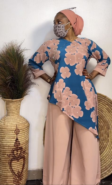 Two Piece Modest Outfit, 2piece Outfits Ankara, Modest Outfit Inspo Hijab, Modest Two Piece Outfits, Ensemble Hijab Style, Ensemble Hijab, Dope Fashion Outfits, Materials Gown Style, Simple Dress Styles