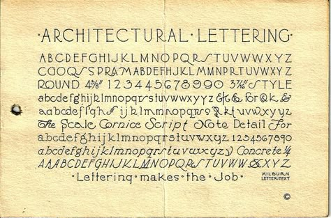 Architectural Lettering by dlofink, via Flickr Architecture Font Handwriting, Architect Lettering, Architecture Lettering, Architecture Writing, Architectural Font, Typography Fonts Handwriting, Free Vintage Fonts, Architectural Writing, Architectural Lettering