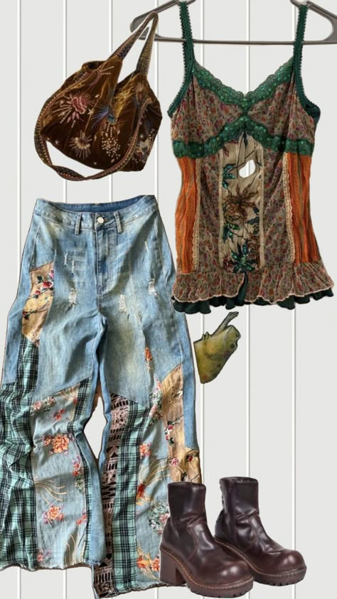 Skater Cartoon, Gothic Antique, Apples And Oranges, Groovy Clothes, Outfit Inso, Earthy Outfits, Funky Outfits, Lazy Day Outfits, Layering Outfits