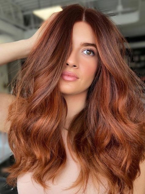 Copper Ends Hair, Red Summer Hair Color, Copper Brown Hair Color, Copper Brown Hair, Balayage Brown, Curly Color, Auburn Brown, Brunette Balayage, Hair Color Auburn