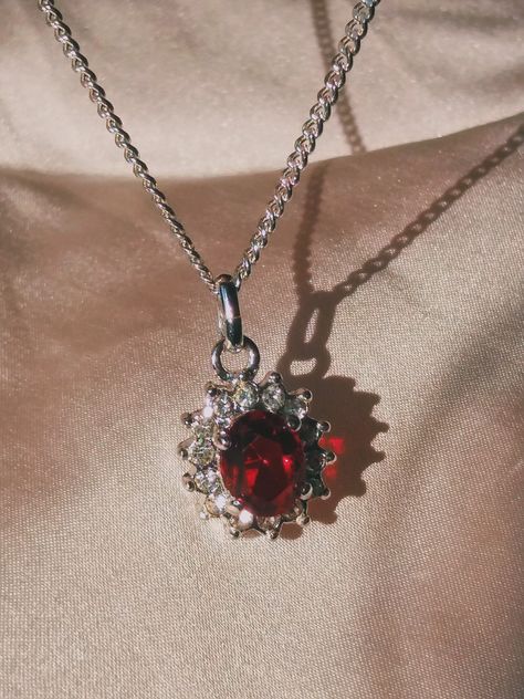 Ruby Core, Red Necklace, Necklace Red, Ruby Necklace, Red Ruby, My Favorites, My Jewellery, Ruby, Pendant Necklace