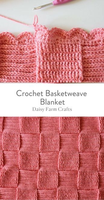 Basket Weave Crochet Blanket, Picot Crochet, Basket Weave Crochet, شال �كروشيه, Crochet For Beginners Blanket, Crochet Patterns Free Blanket, Blanket Patterns, Crochet Throw, Modern Crochet