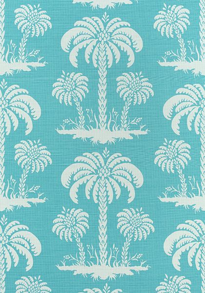 Large photo for F913146 Island Wallpaper, Thibaut Wallpaper, Palm Trees Wallpaper, Coral Wallpaper, Palm Island, Professional Wallpaper, Stock Wallpaper, Jojo Designs, Tropical Wallpaper