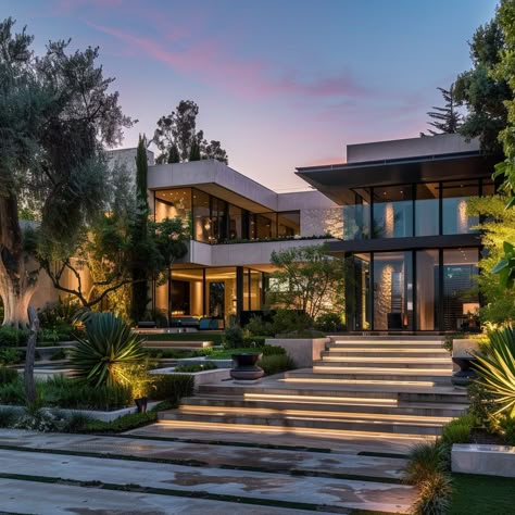 Inside George Lucas' Los Angeles Home: A Fusion of Film and Luxury Los Angeles Architecture Home, Los Angeles Luxury Homes, Luxury Modern House Design, Los Angeles Houses, Los Angeles Mansions, Real Architecture, Homes In Los Angeles, Celebrity House, Celebrity Mansions