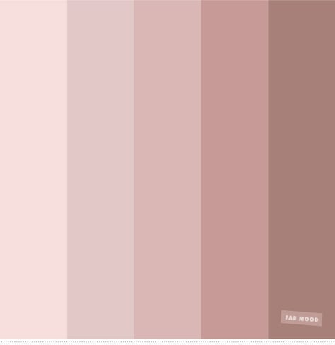 Blush tones : Pretty blush color scheme Baby Pink Palette, Baby Pink Color Palette, Pink Colors Shades, Light Pink Shades, Blush Color Scheme, Room Color Combination, Pink Color Schemes, Pink Palette, Bedroom Wall Colors