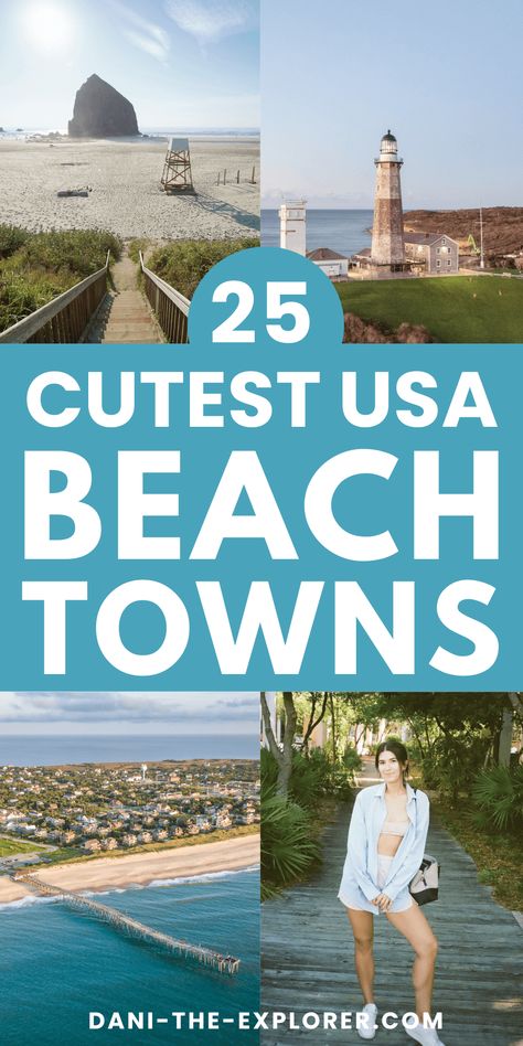 Dreaming of a beach getaway? Discover the most beautiful beach towns in the USA, perfect for sun, sand, and relaxation. Find your next seaside escape today! — usa beach vacations | usa beach aesthetic | usa beach outfit | beach vacation destinations usa | best beach towns usa | beach towns in the us | best beach towns in america | american beach towns | best beaches in america | best american beaches | beautiful american beaches Best Us Beach Vacations, Best Beach Towns In Us, Best Us Beaches, Beach Vacation Destinations, Usa Vacation Destinations, Aesthetic Usa, Cheap Beach Vacations, Us Beach Vacations, Usa Beach