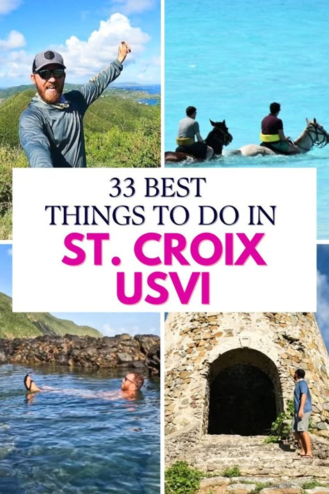 33 best things to do in St. Croix, USVI. All the popular sites, beaches, hikes & activities + hidden spots & local gems in St Croix. St Croix Virgin Islands, Virgin Islands Vacation, St Croix Usvi, Bioluminescent Bay, St. Croix, All Inclusive Vacations, Senior Trip, Best Boats, Adventure Of The Seas