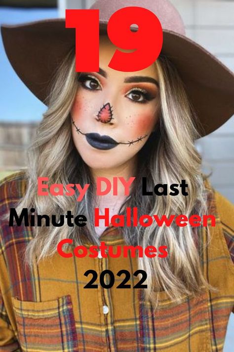 Easy Inexpensive Halloween Costumes, Easy Women Costumes Diy, Last Minute Office Halloween Costumes, Super Easy Diy Halloween Costumes, Easy Last Minute Diy Halloween Costumes, Quick Adult Halloween Costumes, Last Minute Mom Halloween Costumes, Easy Homemade Costumes Women, Easy Womens Costumes