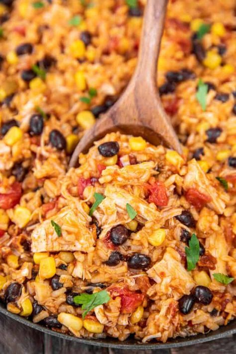 Southwest Chicken Rice, Southwest Chicken And Rice, Chicken And Rice Bowls, Chicken And Rice Bowl, Enchilada Rice, Chicken Enchilada Skillet, Chicken Rice Bowl, Chicken Brown Rice, Rice Bowl Recipe