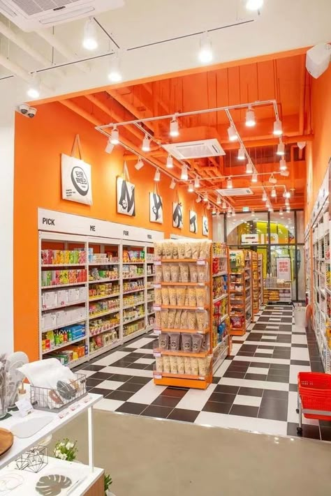 Upscale Convenience Store, Small Store Design Food, Convince Store Aesthetic, Convenient Store Design, Convenience Store Aesthetic, Small Convenience Store, Football Game Outfits For Women, Convenience Store Design, Dog Room In Garage