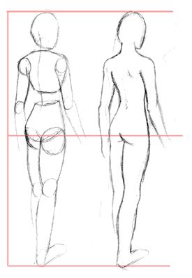 Draw Manga - Female Bodies - Legs ... Figure Drawing Tutorial, Male Figure Drawing, Human Figure Drawing, Human Drawing, Sketches Tutorial, Gesture Drawing, Anatomy Drawing, Body Drawing, Figure Drawing Reference