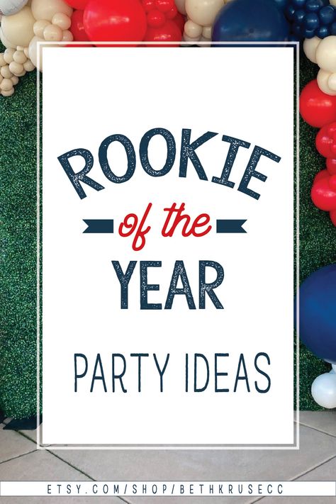 Rookie Year Table Decor, Baseball Photo Backdrop, Rookie Of The Year First Birthday Diy, Marquee Backdrop, Rookie Of The Year First Birthday, Rookie Of The Year Party, Rookie Year First Birthday, Vintage Baseball Party, First Birthday Baseball