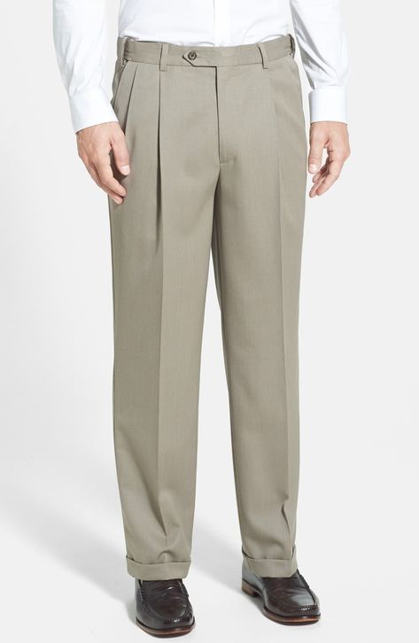 Mens wool trousers