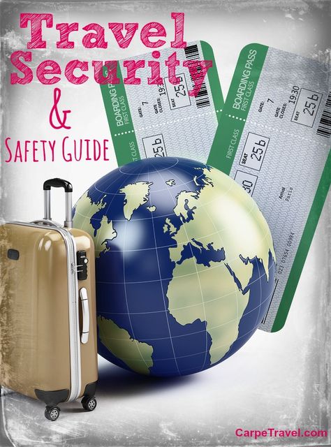 A travel security and safety guide to help educate travelers on safety so they can be more at ease when on the road (or plane, boat, train, hot-air balloon, whatever!). Click through to read more. http://carpe-travel.com/guide-travel-security Hotel Security, Travel Safety Tips, Working Abroad, Moving To Germany, Travel Security, Healthy Travel, Personal Safety, Travel Safety, Security Tips