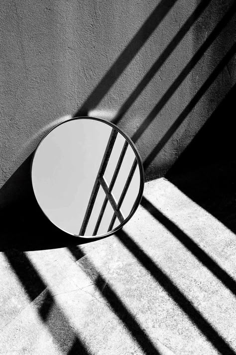 Architectural Light and Shadow Photography | Mirror Reflection  | #blackandwhitephotography #lightandshadow  #architecturephotography #stairs Light Composition Photography, Mirror Light Photography, Objects In Photography, Photography Using Mirrors, Shadow In Photography, Mirrors In Photography, Shadow And Reflection Photography, Reflection Reference Photo, Mirror Distortion Photography