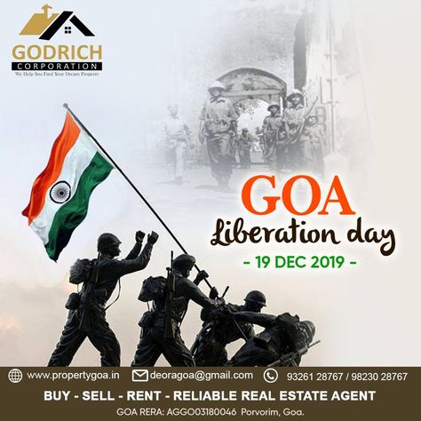 Goa Liberation Day Poster, Goa Liberation Day, Liberation Day, Goa, Estate Agent, Real Estate Agent, Dreaming Of You, Finding Yourself, Movie Posters