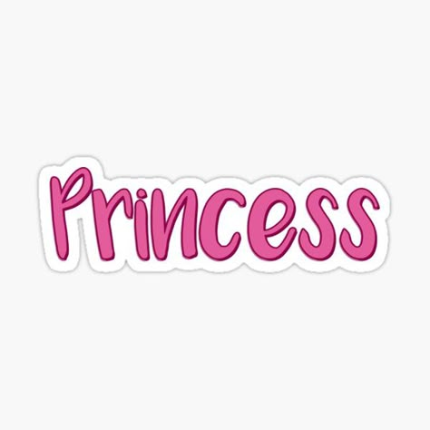 I Am A Princess Quote, Girly Stickers Printable, Girlie Stickers, Preppy Quotes, Girly Stickers, Princess Protection Program, Pretty Stickers, Logo Online Shop, Funny Laptop Stickers