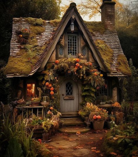 Witches Cottage Interior, Architecture Reference, Witches Cottage, Witchy House, Cottage Core House, Home Designing, Cabin Rustic, Fairytale House, Log Cabin Rustic