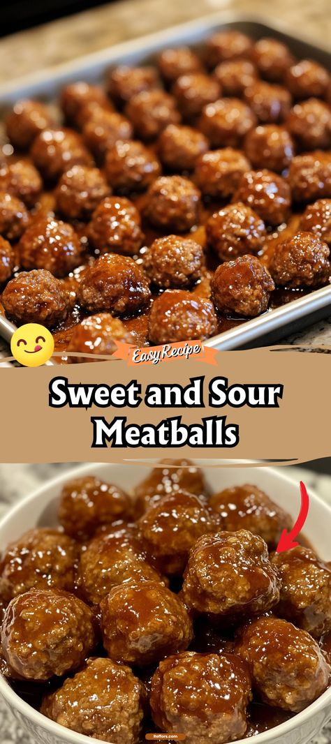 Sweet and Sour Meatballs Sweet A D Sour Meatballs, Simple Frozen Meatball Recipe, Jewish Sweet And Sour Meatballs, Sweet And Sour Meatballs And Rice, Sweet And Sour Meatballs With Grape Jelly, Sweet And Sour Sauce Meatballs, Sweet Sour Meatballs Easy, Gluten Free Sweet And Sour Meatballs, Sweet Sour Meatballs Grape Jelly