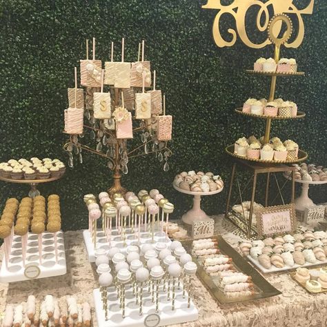 Wedding sweets table, rice krispie treats, Oreos, pretzels, cake pops, chocolate covered strawberries Buffet Risers, Wooden Risers, Ice Cream Cone Cake Pops, Table Treats, Appetizer Cups, Wooden Buffet, Cube Display, Christmas Party Treats, Cone Cake