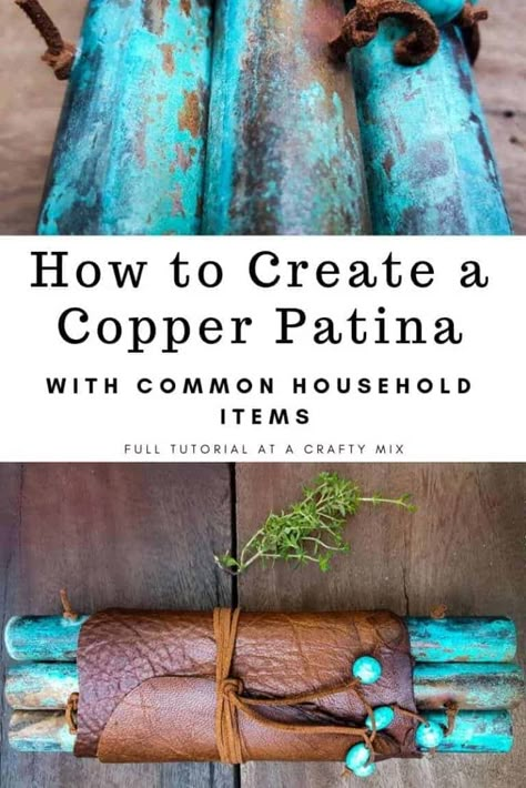 How To Patina Copper, Leather Trivet, Patina Diy, Trivets Diy, Patina Paint, Patina Metal, Black Smith, Patina Copper, Copper Decor