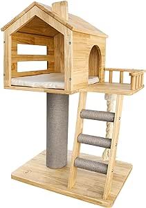 Outdoor Cat Tree, Waterproof Wood, Modern Cat Tree, How To Waterproof Wood, Cat Tree Condo, Condo Design, Gorgeous Cats, Wood Wax, Indoor Cats