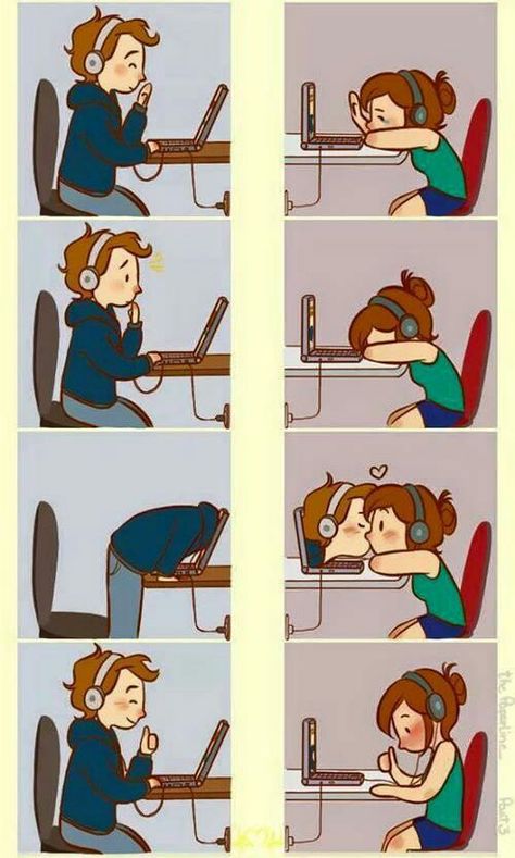 Look at what i just saw and felt the need to share! Distance is only as far as you make it. Cute Couple Comics, Distance Love, Couples Comics, Cute Love Cartoons, Cute Stories, 웃긴 사진, The Perfect Guy, Funny Couples, Distance Relationship