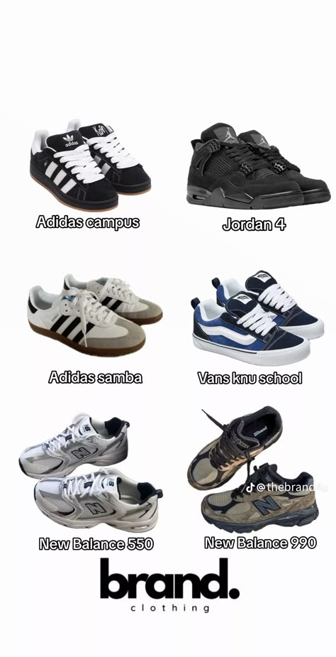 Shoes For Streetwear Style, Shoes To Get For Back To School 2024, Y2k Shoe Brands, Different Types Of Kicks, Eshay Lad Aesthetic, 90s Shoes Aesthetic, Shoe Recommendation, Acubi Shoes, Streetwear Fashion Shoes