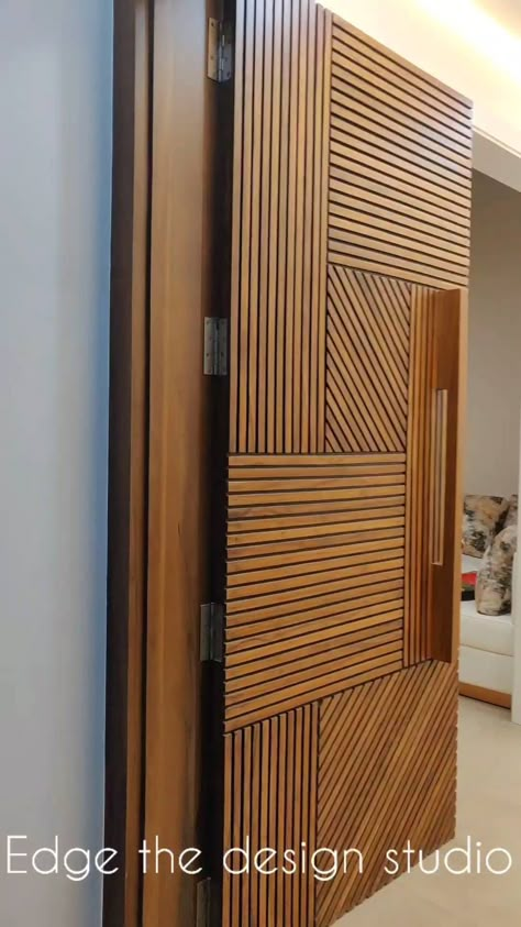 Wooden Flush Door Design, Teak Door Design Modern, Home Entrance Door Design, Bedroom Door Design Wooden, Flush Door Design Modern, Wooden Door Design Modern, Veneer Door Design, Flush Doors Design Modern, Teak Wood Main Door Design