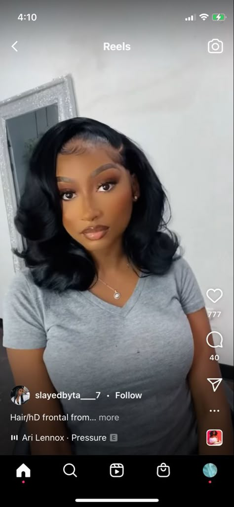 Hairstyles For Wavy Hair, Frontal Wig Hairstyles, Sew In Hairstyles, Birthday Hairstyles, Quick Weave Hairstyles, Frontal Hairstyles, Dope Hairstyles, Hair Laid, Quick Weave