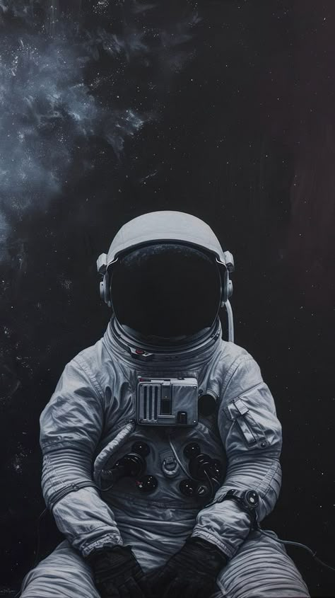 Astronaut Looking Up, Astronaut Iphone Wallpaper, Astronaut Aesthetic, Wallpaper Astronaut, Iphone Wallpaper Dark, Space People, Dark Mask, Samsung Galaxy Wallpaper Android, Mask Man