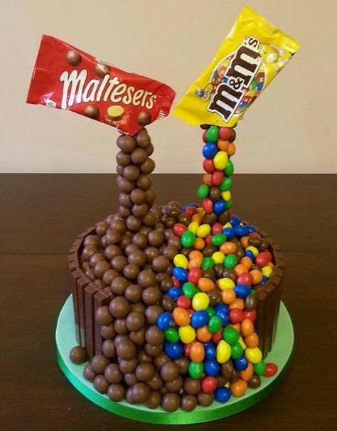 Kit Kat Cakes, Chocolate Bar Cakes, 18th Ideas, Gravity Cakes, Anti Gravity Cake, Kitkat Cake, Kit Kat Cake, Gravity Defying Cake, Gravity Cake