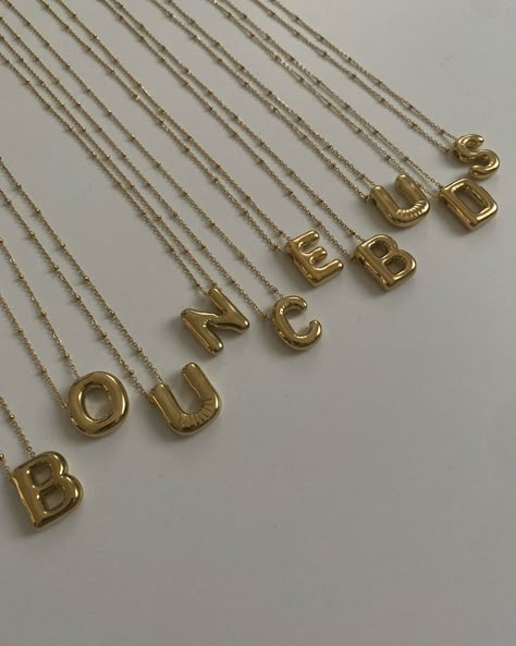 Jewellery Packing, Air Dry Modeling Clay, Letters Necklace, Bold Letters, Packing Jewelry, Modeling Clay, Letter Necklace, Girly Stuff, Be Bold