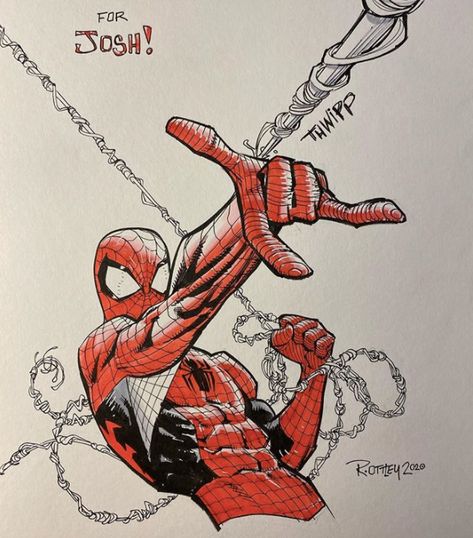 Spiderman Art Style, Spider Man Stuff, Spiderman Draw, Marvel Spiderman Comic, Spiderman Sketch, Spider Man Drawing, Spiderman Poses, Ryan Ottley, Spiderman Sketches