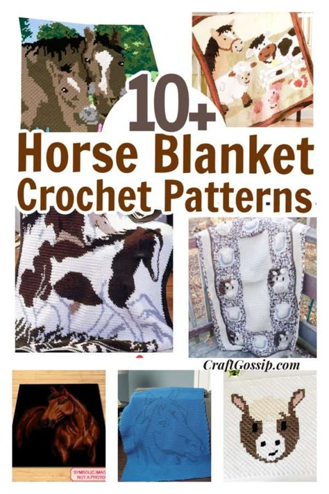 Mosaic Horse Pattern, Crochet For Horse Lovers, Mosaic Crochet Horse Pattern, Horse Afghan Crochet Pattern, Crochet Cowboy Blanket, Crochet Horse Afghan Pattern Free, C2c Horse Crochet Pattern Free, Horse Crochet Blanket Pattern Free, Crochet Horse Blanket Pattern Free