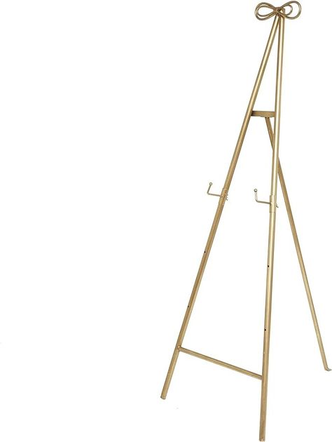 Amazon.com: Deco 79 Metal Tall Adjustable Display Stand Easel with Bow Top, 20" x 27" x 53", Gold : Everything Else Easel Stand Wedding, Diy Easel, Metal Easel, Gold Everything, Easel Stand, Bow Top, Top 20, Display Stand, Flowers Bouquet