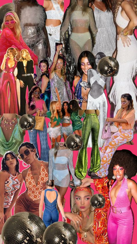 Disco Balls, Disco Party, Collage