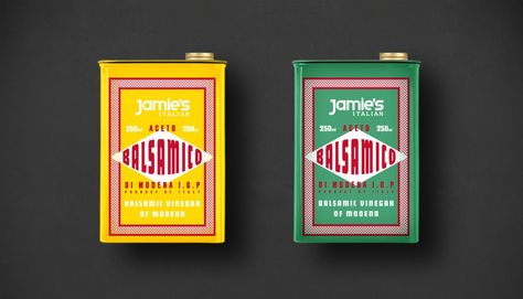 jamies_italian_009 Italian Deli, Home Security Tips, Food Branding, Deli Food, Vintage Packaging, Food Packaging Design, Authentic Italian, Food Products, Creative Packaging Design