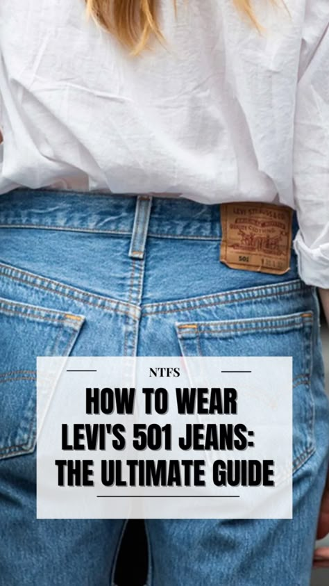 Womens Denim Jeans, How To Style Levis Jeans, Perfect Length Jeans, Vintage Levis Aesthetic, Dark Wash Straight Jeans Outfit, Classic Jean Outfits For Women, How To Wear Mens Jeans For Women, How Many Jeans Should I Own, Low Rise Levis Jeans Outfit