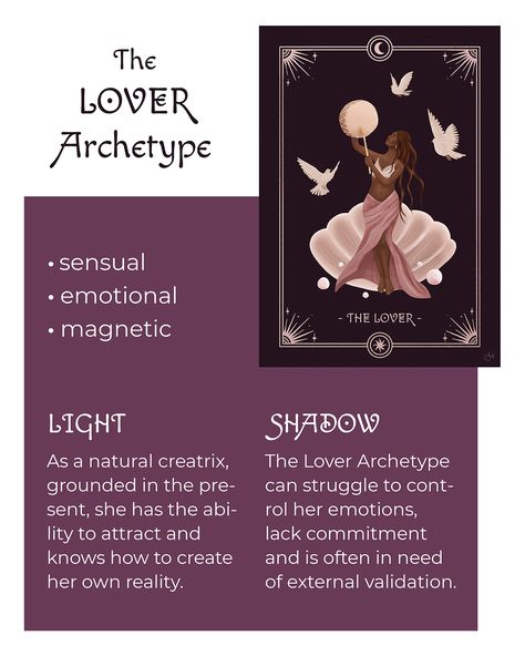 The Lover Archetype - Unleash the Power of Passion 7 Feminine Archetypes, The Lover Archetype, Lover Archetype, Feminine Archetypes, Jungian Psychology, Divine Feminine Spirituality, The Lover, Sacred Feminine, Feminine Power